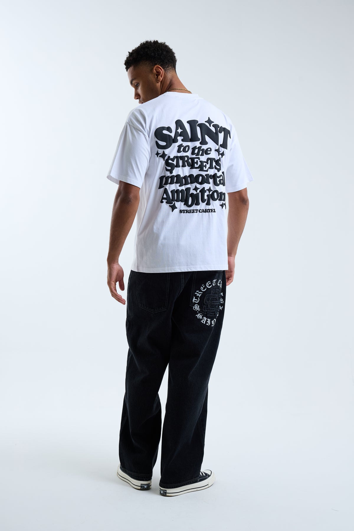 Saint Tee White / Black