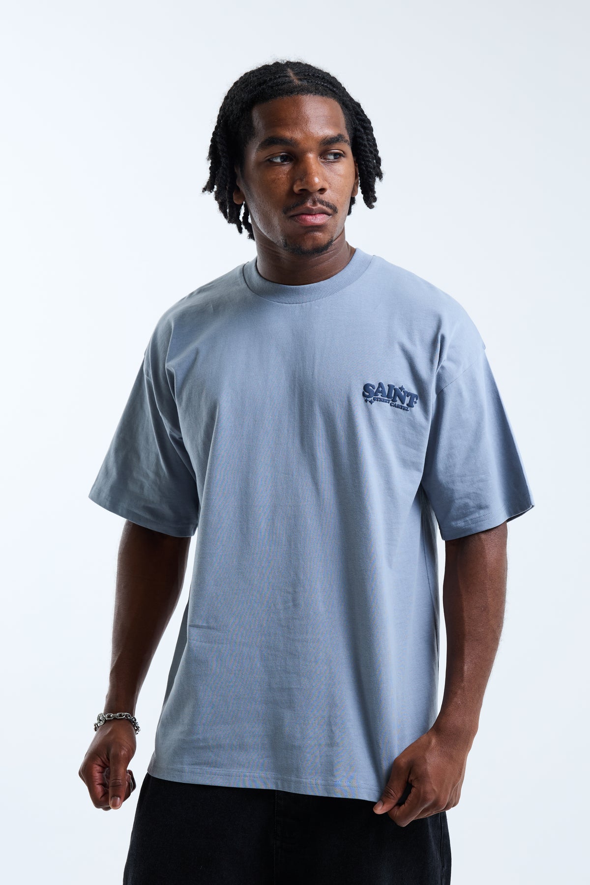 Saint Tee Light Blue / Navy