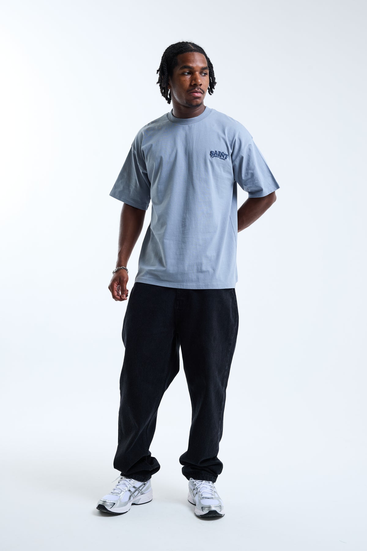 Saint Tee Light Blue / Navy