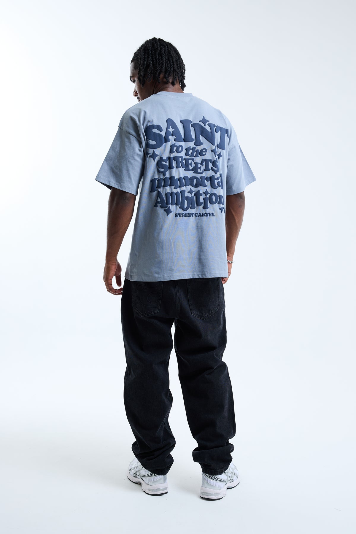 Saint Tee Light Blue / Navy