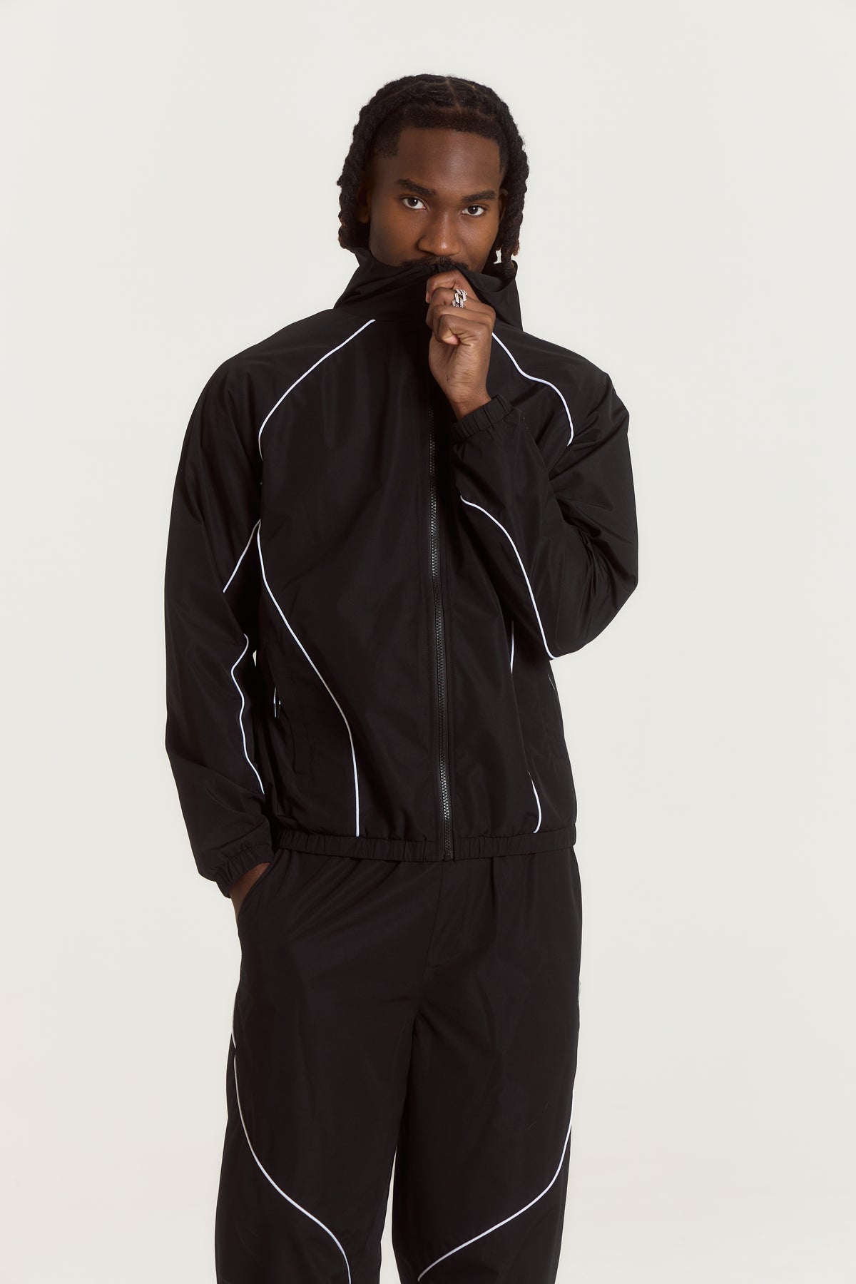 Striker Track Top Jacket Black