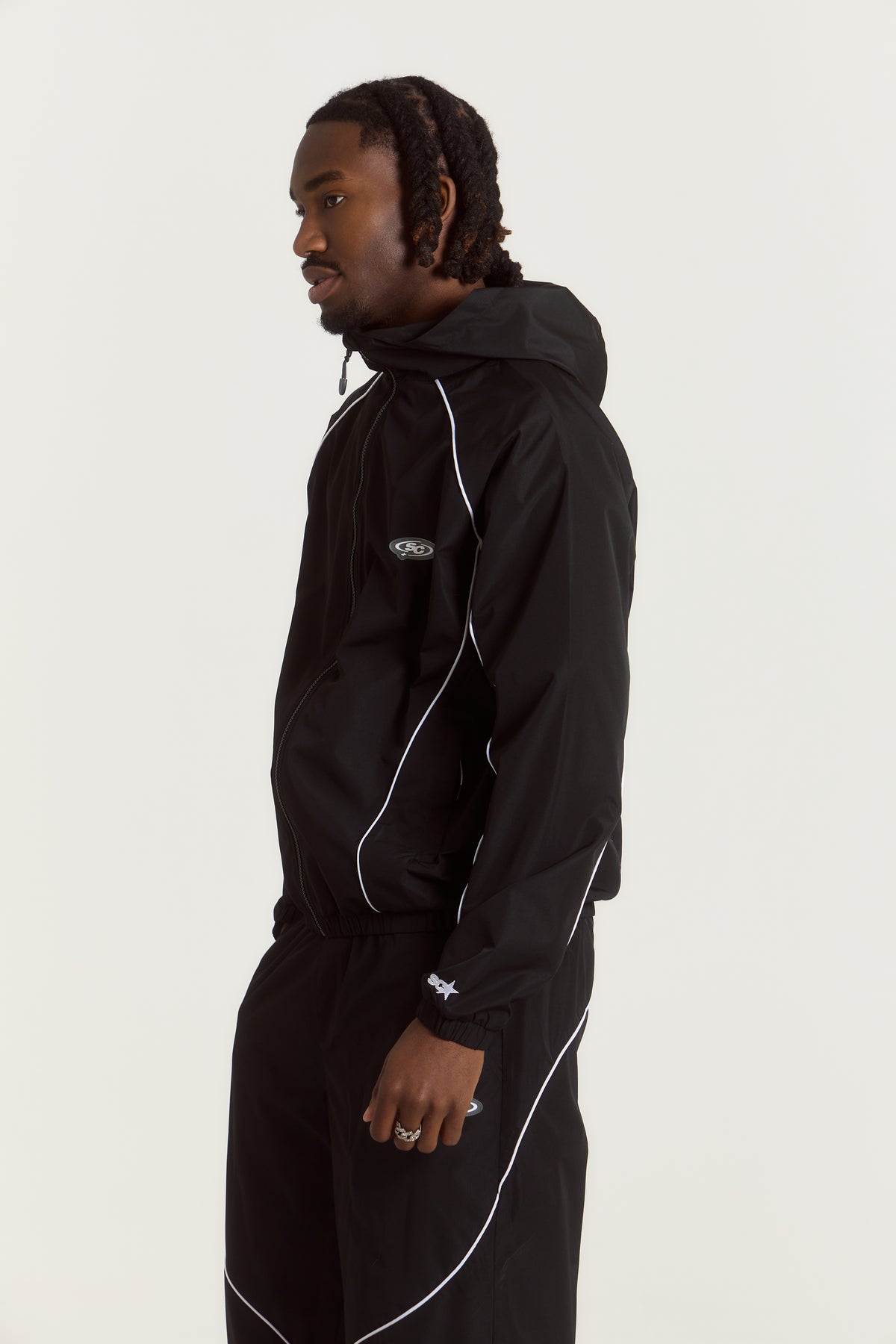Striker Track Top Jacket Black