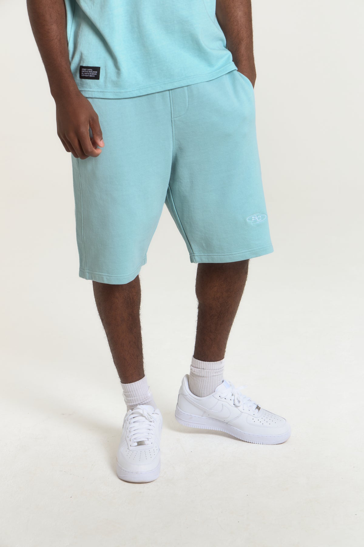 Chicane Shorts Washed Blue