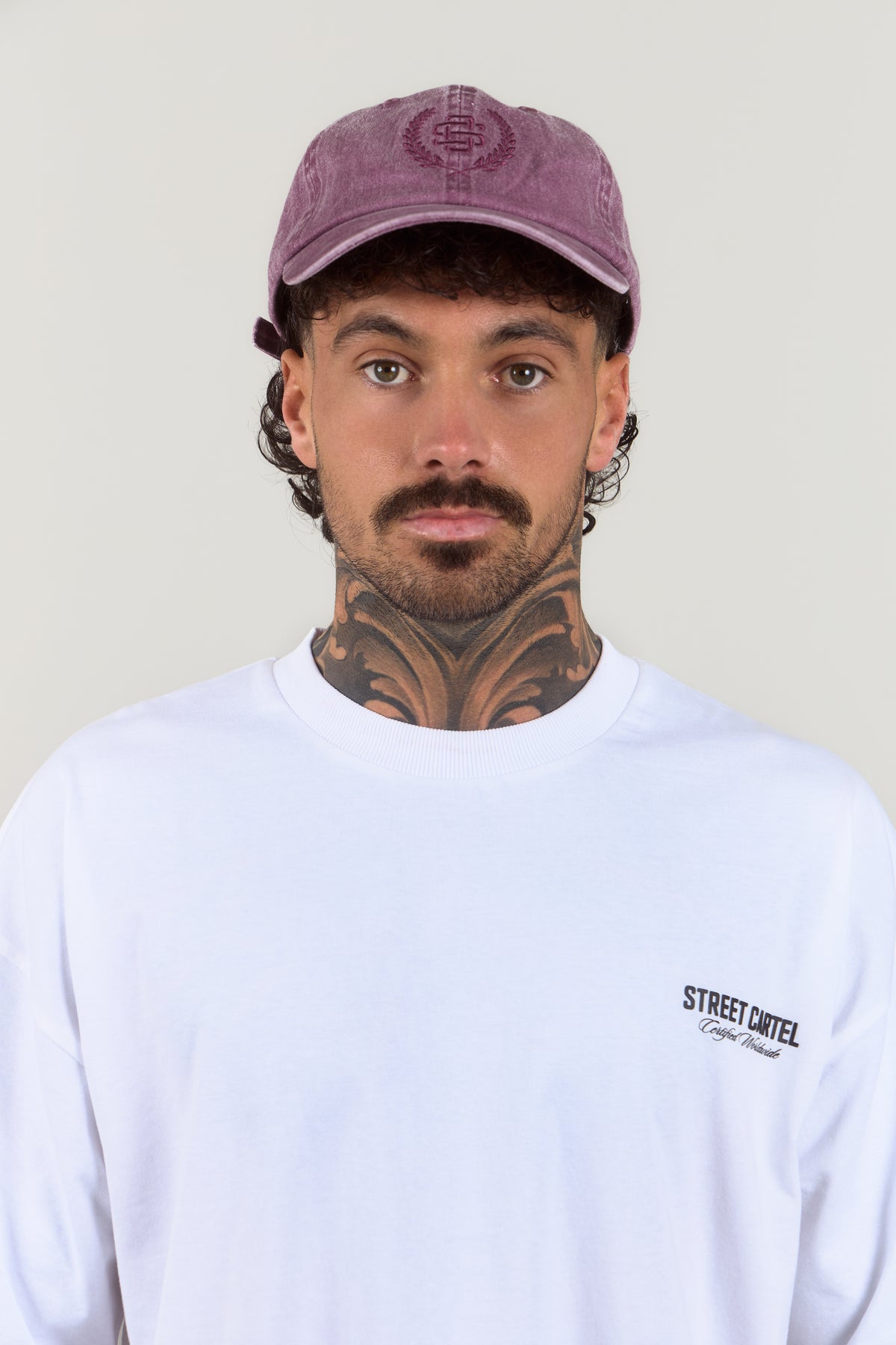 Norris Washed Cap Aubergine