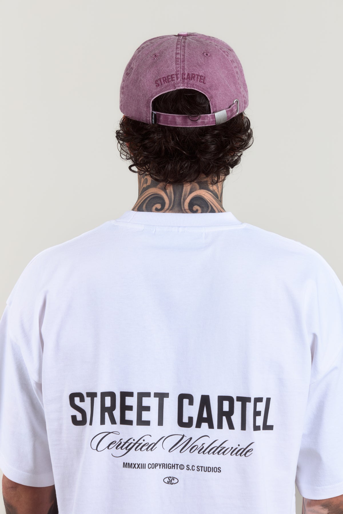Norris Washed Cap Aubergine
