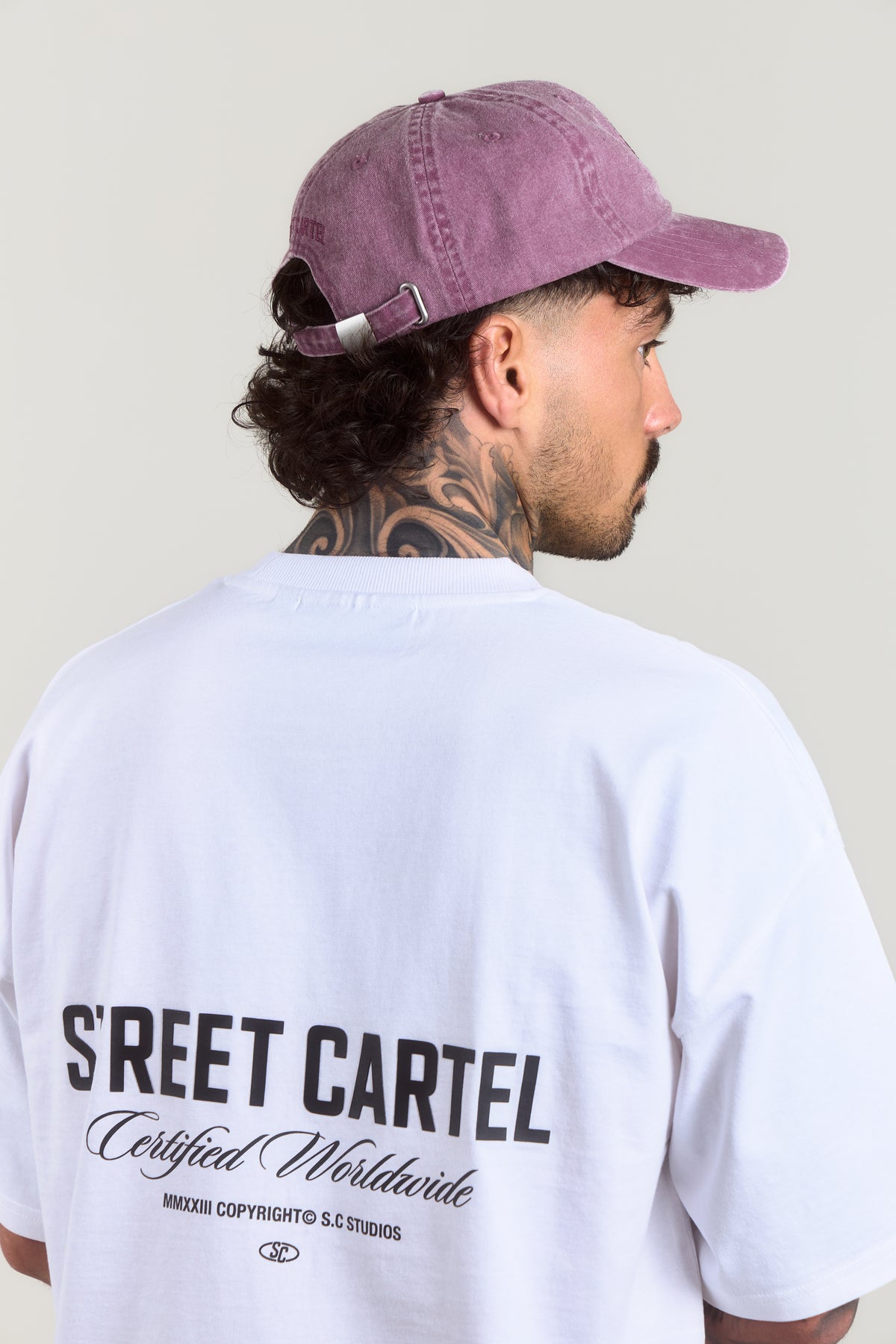 Norris Washed Cap Aubergine