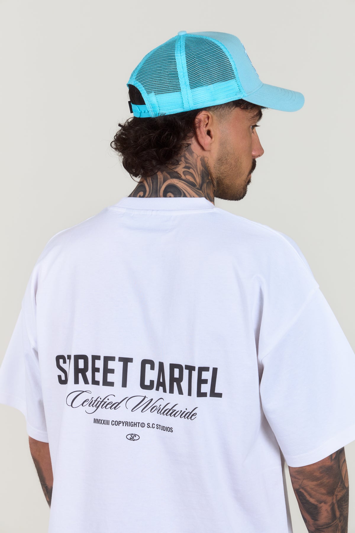 Mono Trucker Cap Light Blue