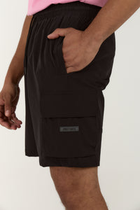 Travelli Cargo Shorts Black