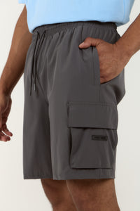 Travelli Cargo Shorts Charcoal