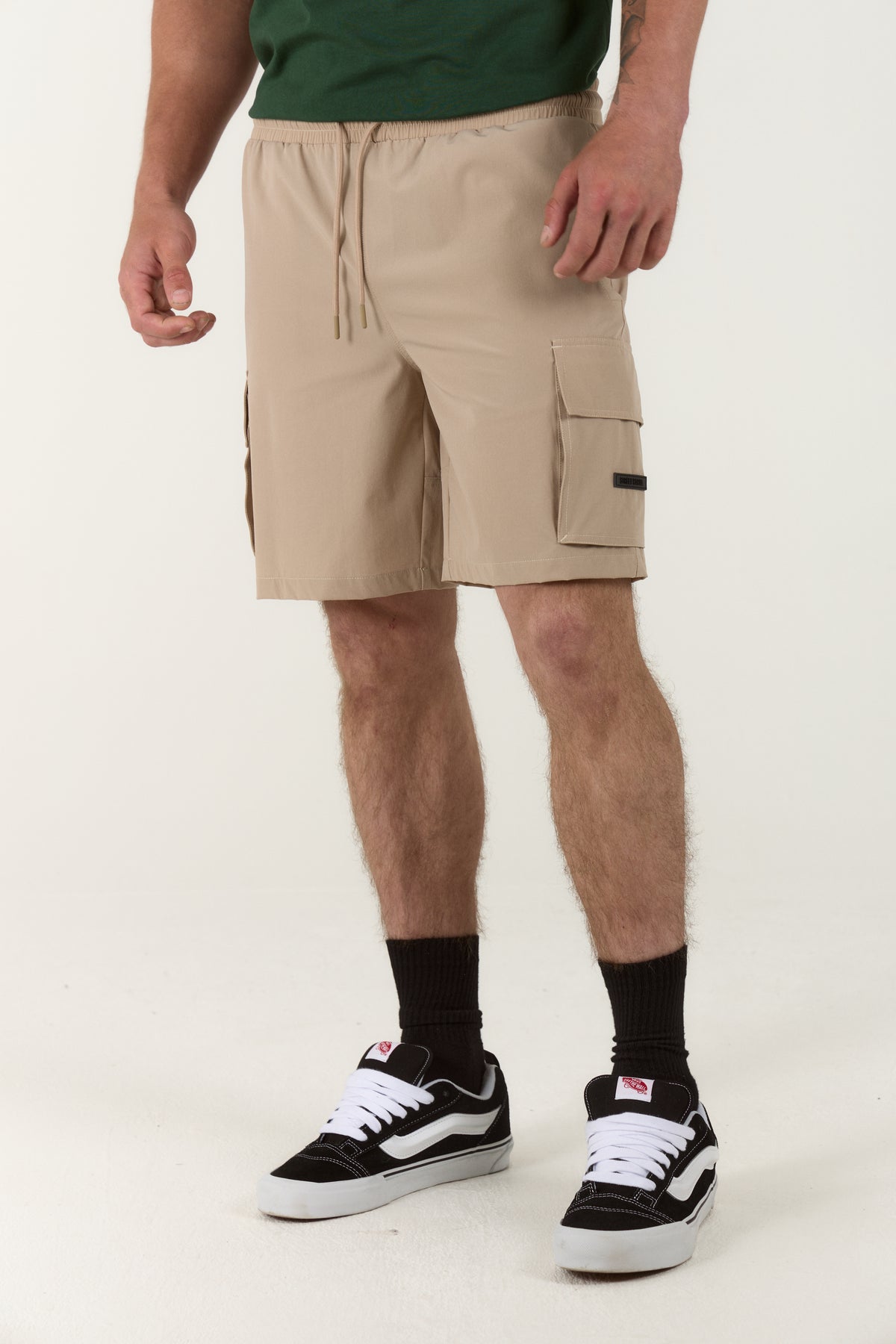 Travelli Cargo Shorts Stone