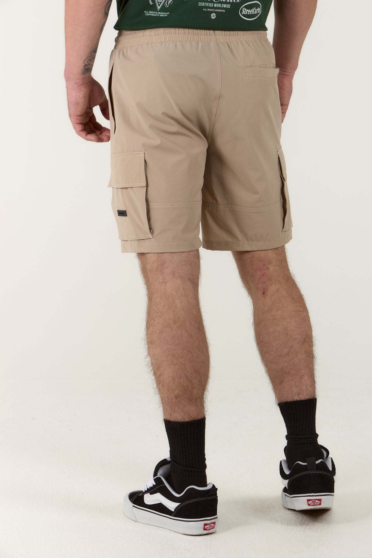Travelli Cargo Shorts Stone