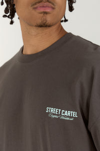 Racer T-Shirt Charcoal