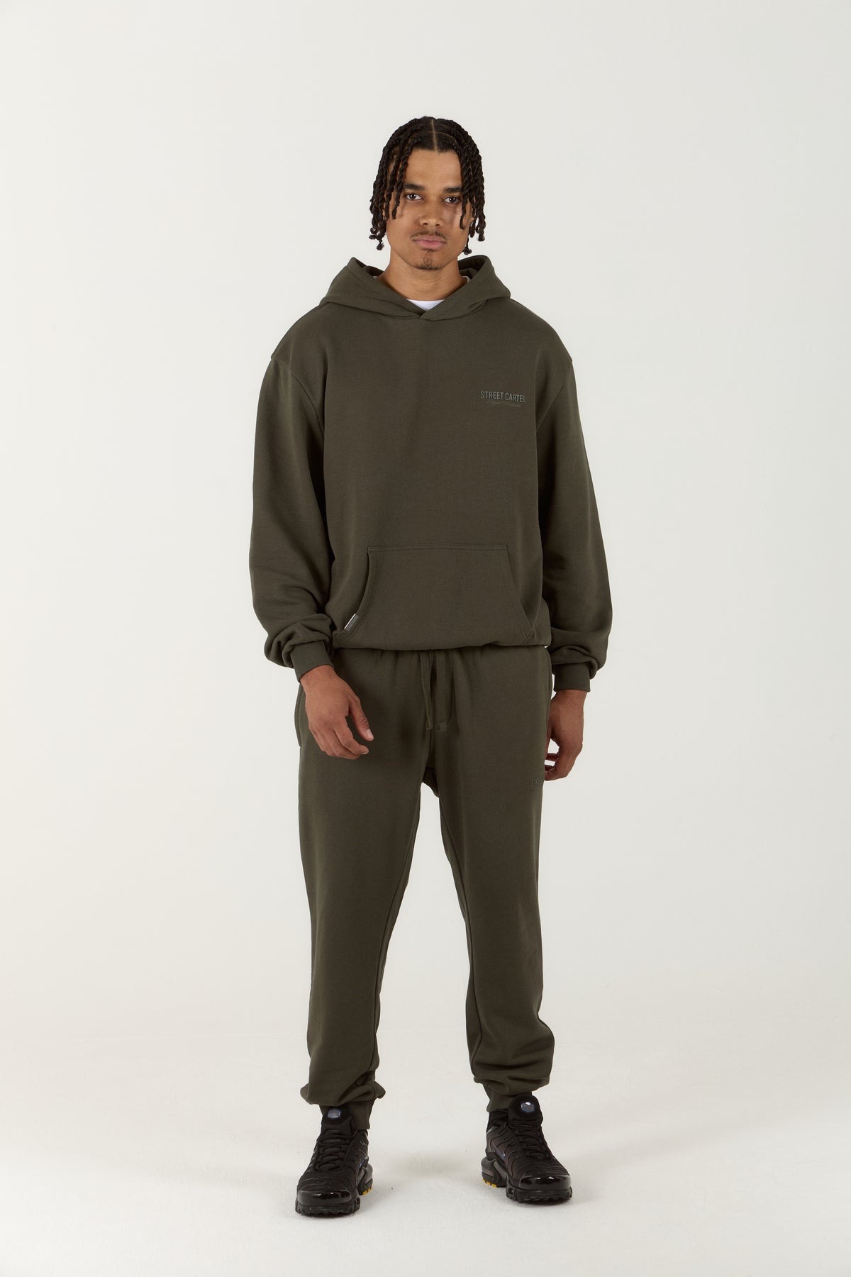 Russo Hoodie Khaki Green