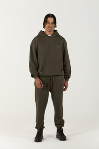 Russo Hoodie Khaki Green
