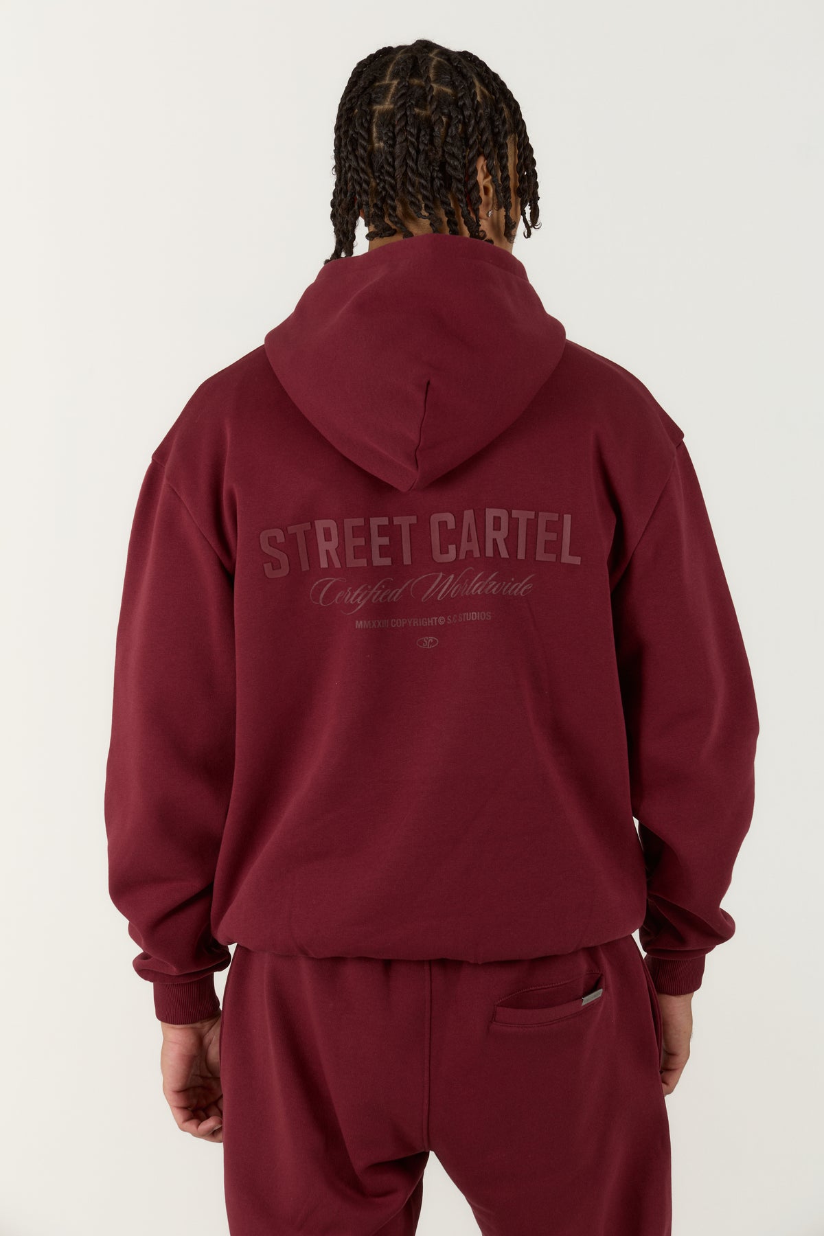 Russo Hoodie Burgundy
