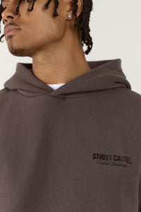 Russo Hoodie Charcoal & Black
