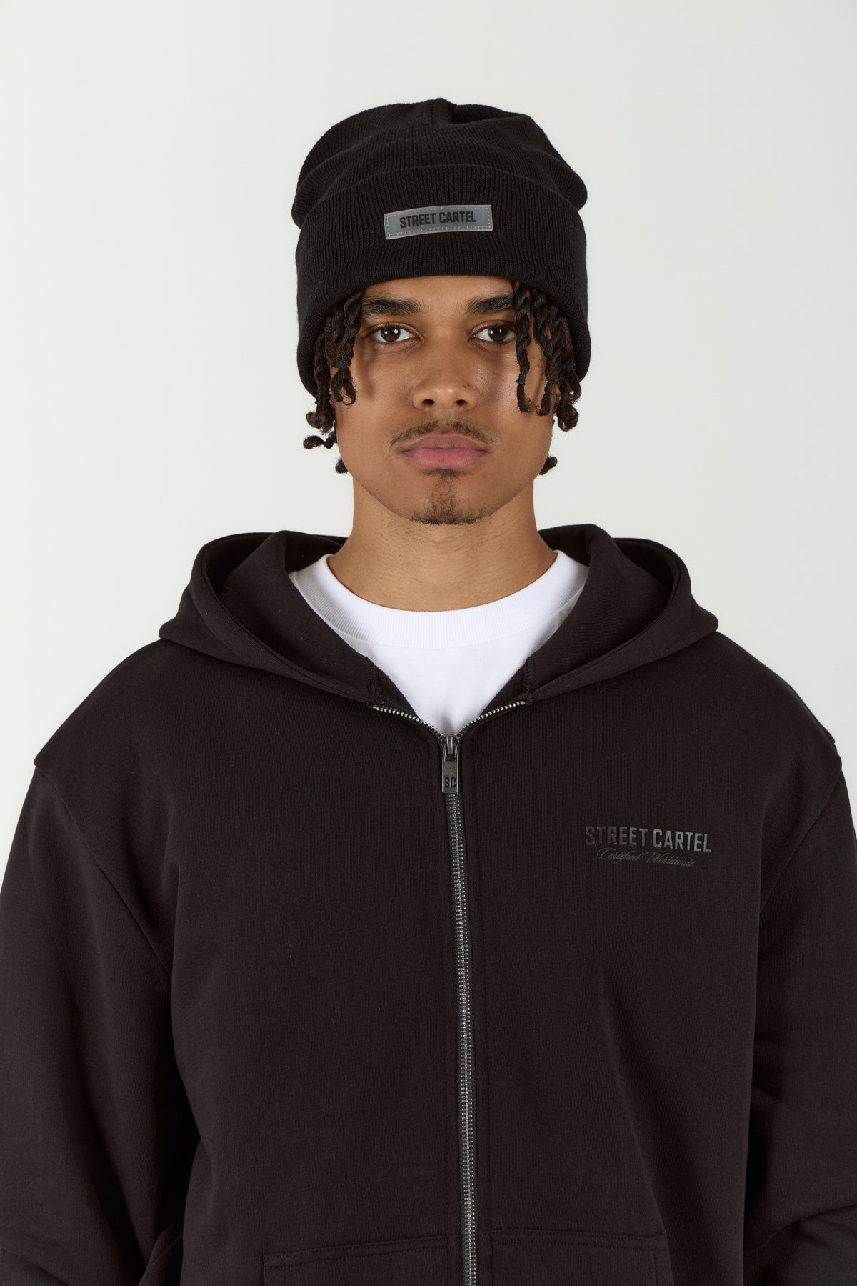 Partial Beanie Black