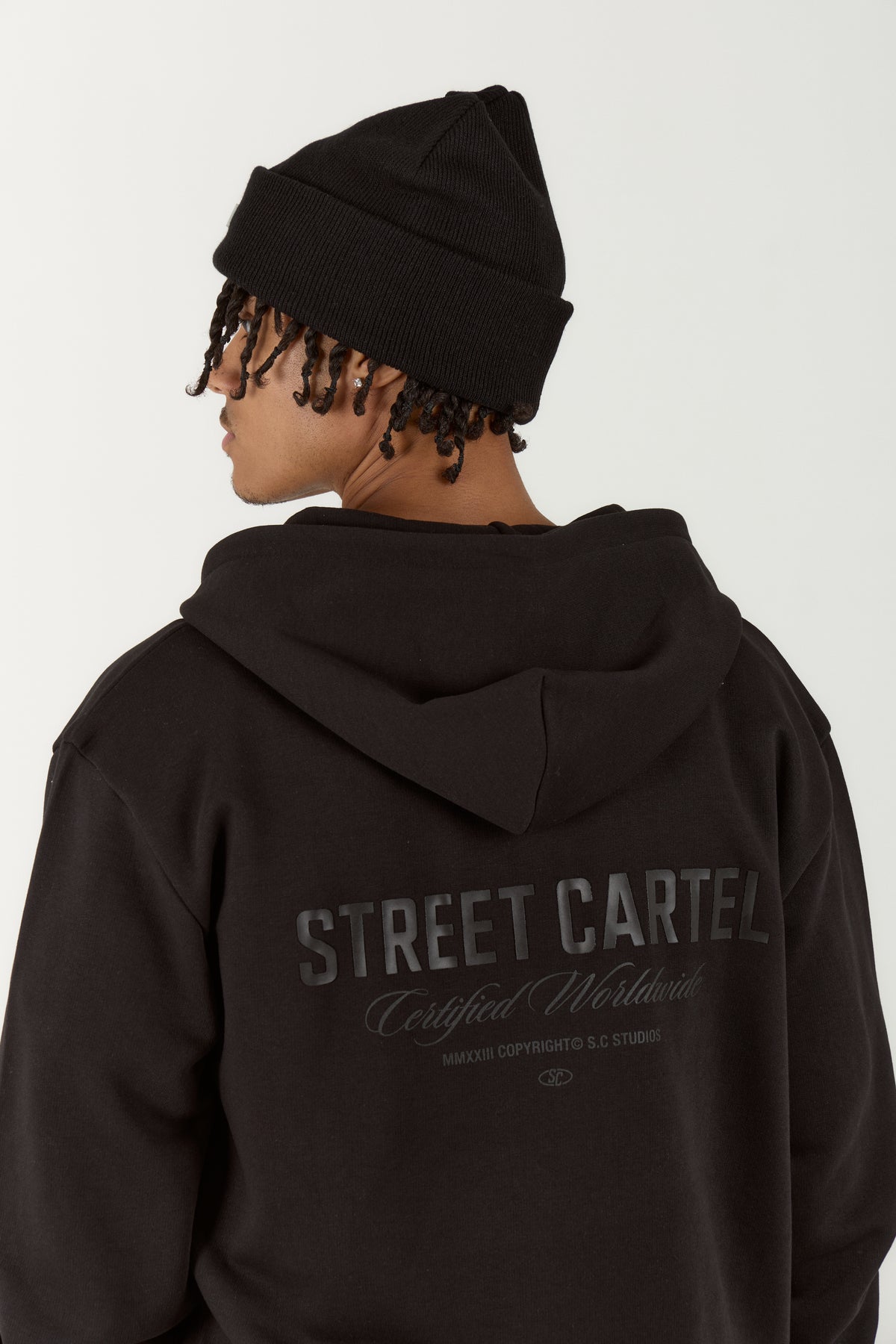 Partial Beanie Black