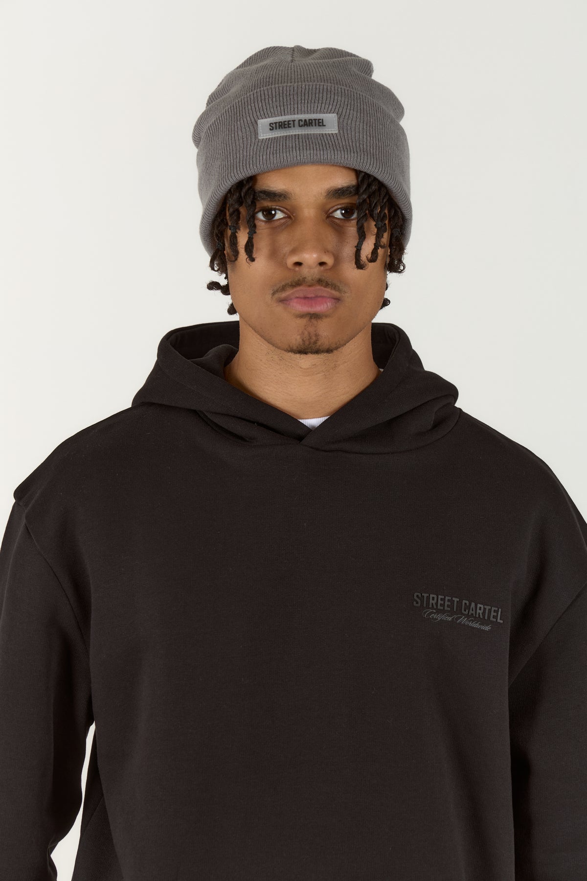 Partial Beanie Grey
