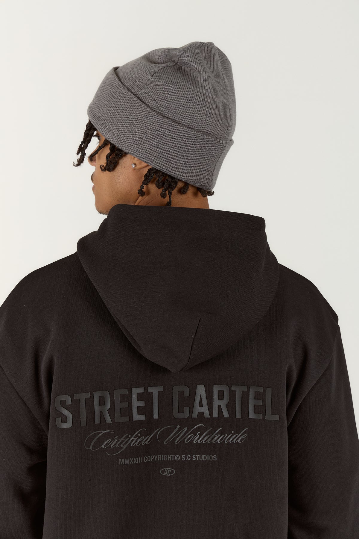 Partial Beanie Grey