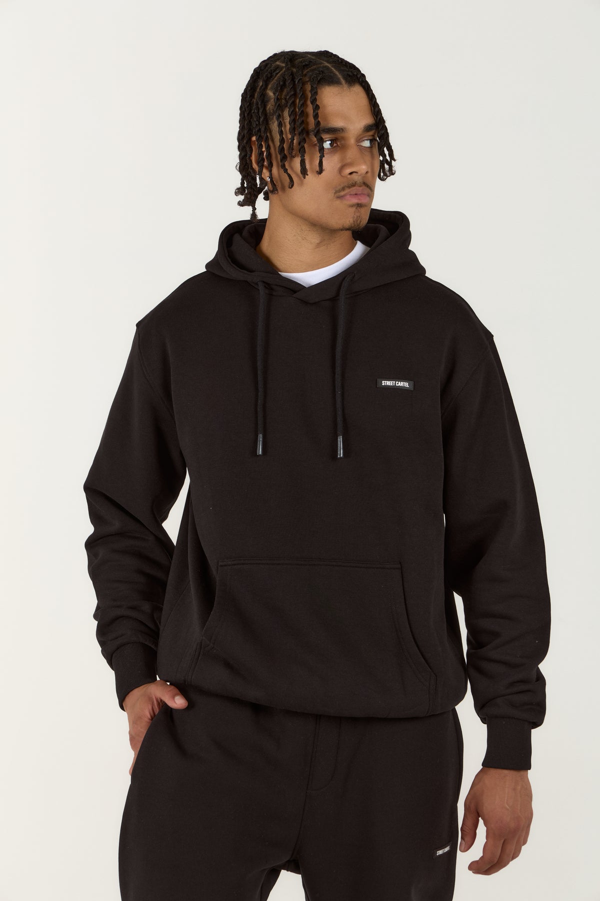 Carmine Hoodie Black