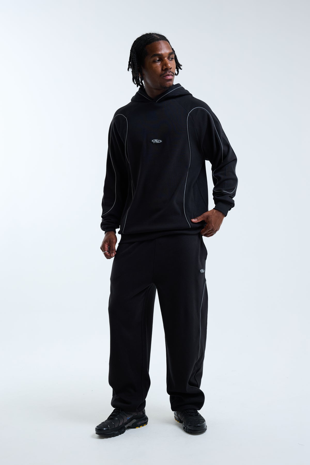 Valcore Reflective Hoodie Black