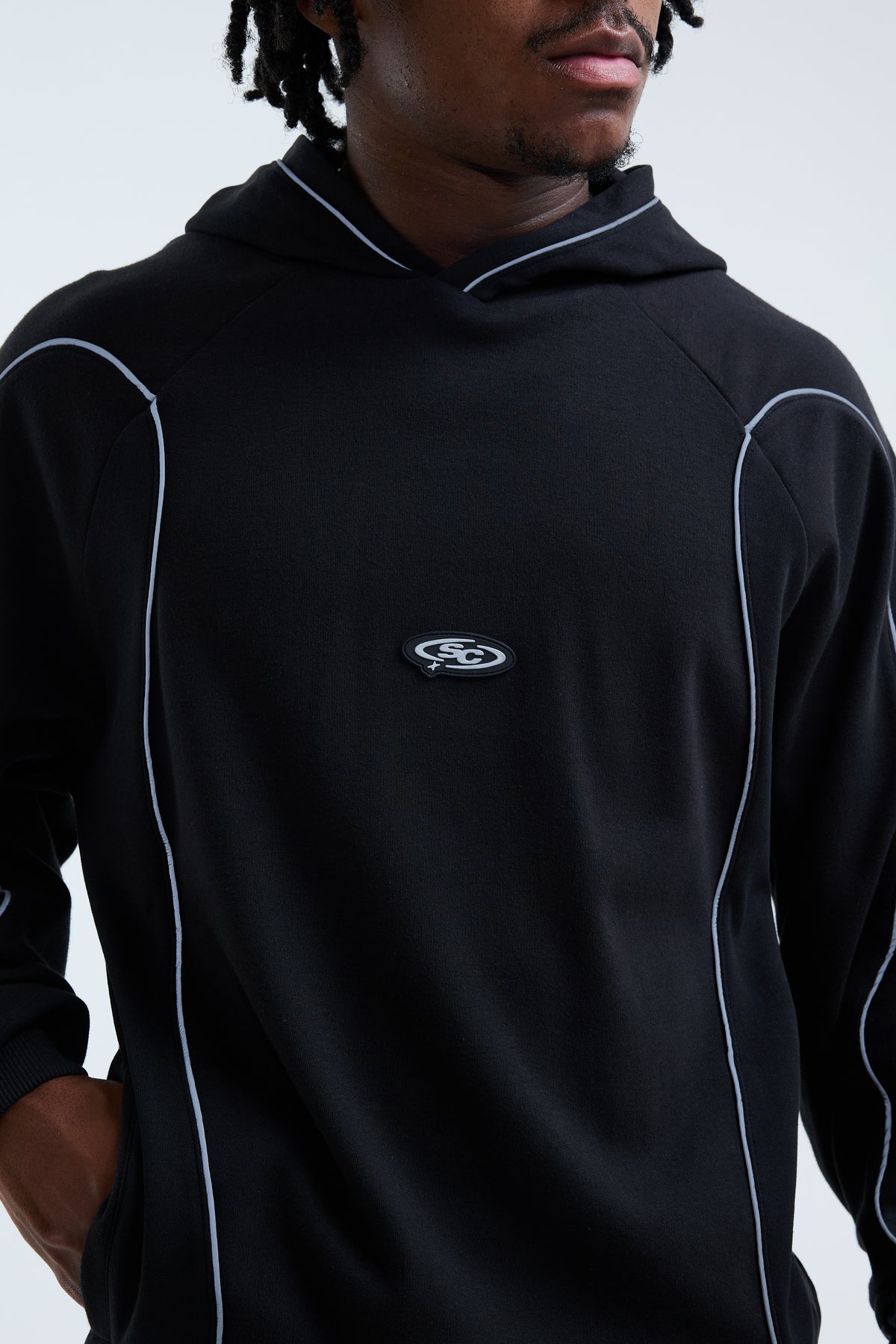 Valcore Reflective Hoodie Black