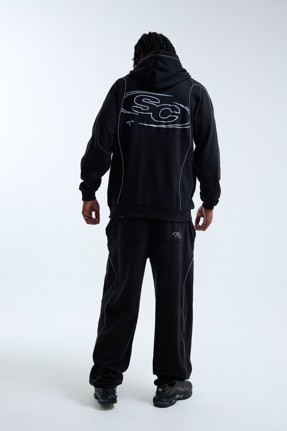 Valcore Reflective Hoodie Black