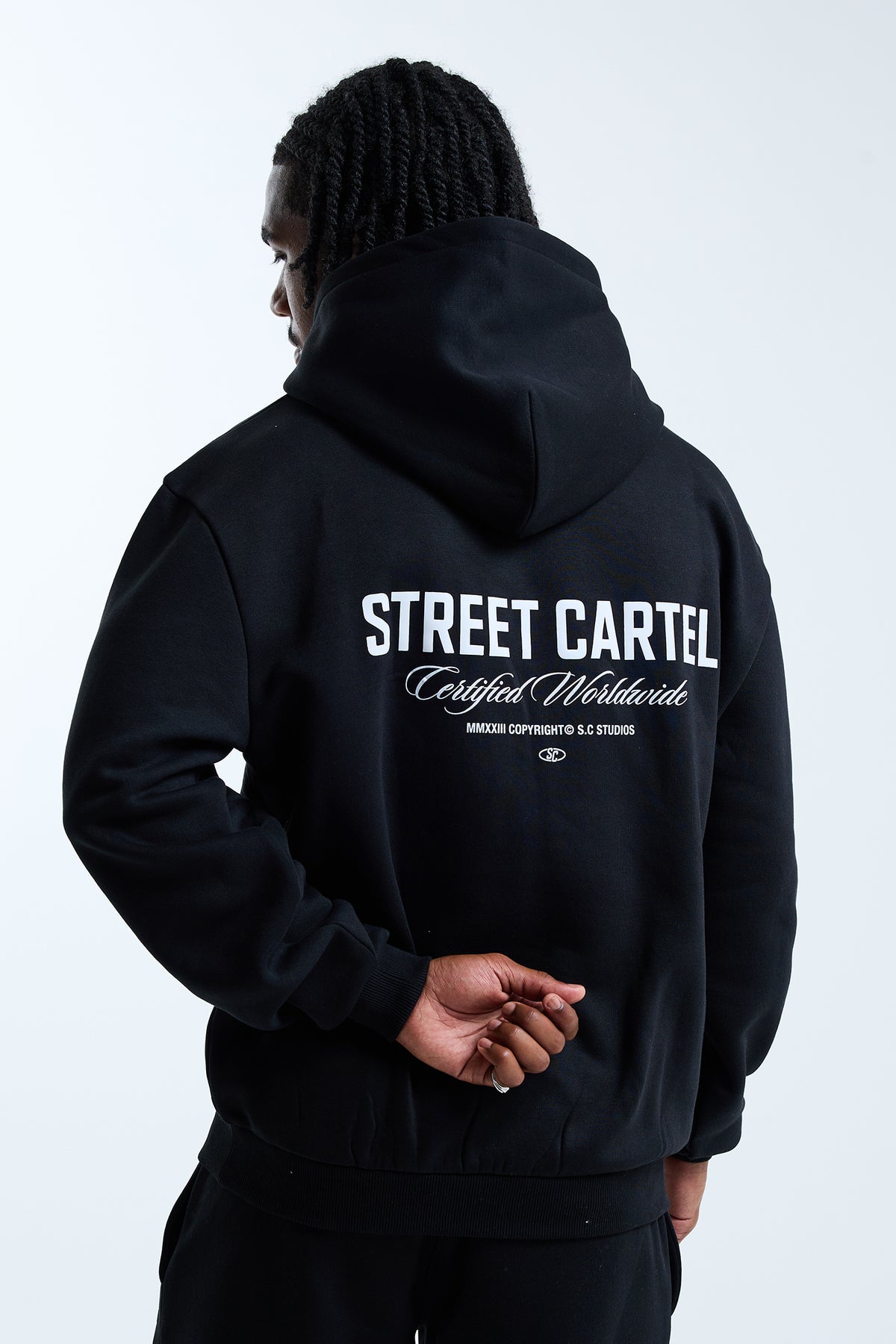 Russo Hoodie Black / White